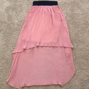 high low skirt